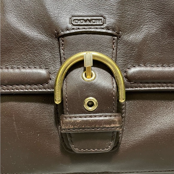 Coach Cambell Izzy Mahogany Brown Large Satchel/Tote, LNC - Picture 5 of 14